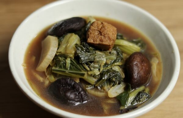 chinese mixed vegetable soup jubchai vegetarian vegan