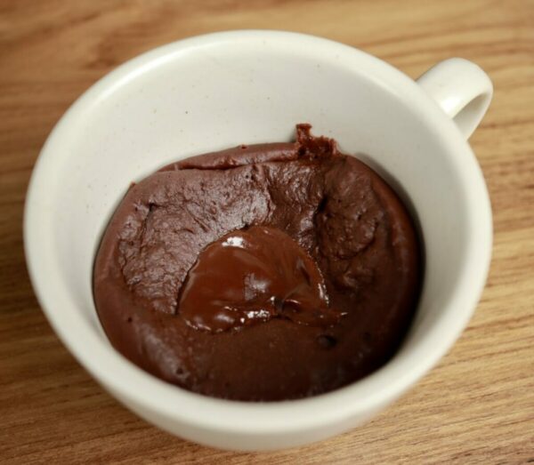 vegan Chocolate lava cupcake microwave